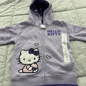 Hello Kitty Lavender Hoodie with Cute Print